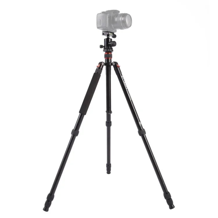 Triopo MT-2504C Tripé Portátil Ajustável em Alumínio com Cabeça de Bola NB-1S para Câmera DSLR Canon Nikon Sony, MT-2504C (Preto), MT-2504C (Dourado)