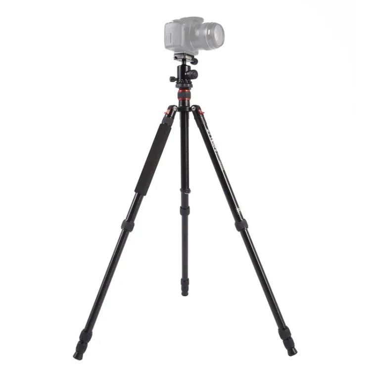 Triopo MT-2504C Tripé Portátil Ajustável em Alumínio com Cabeça de Bola NB-1S para Câmera DSLR Canon Nikon Sony, MT-2504C (Preto), MT-2504C (Dourado)