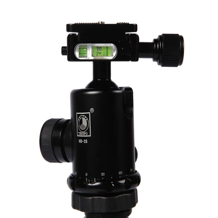 Triopo MT-2804C Tripé Portátil Ajustável em Alumínio com Cabeça de Bola NB-2S para Câmera DSLR Canon Nikon Sony, MT-2804C (Preto), MT-2804C (Dourado)