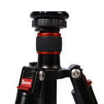 Triopo MT-2804C Tripé Portátil Ajustável em Alumínio com Cabeça de Bola NB-2S para Câmera DSLR Canon Nikon Sony, MT-2804C (Preto), MT-2804C (Dourado)