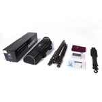 Triopo GT-2504X8.C Tripé Portátil Ajustável em Fibra de Carbono com Cabeça de Bola de Alumínio B-1 para Câmera DSLR Canon Nikon Sony, GT-2504X8.C (Preto), GT-2504X8.C (Dourado)