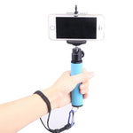 Suporte de Luz LED com Esponja para Flash, Monopé Estabilizador de Mão com Gimbal para Câmara SLR, Monopé de Mão (Vermelho), Monopé de Mão (Azul), Monopé de Mão (Verde), Monopé de Mão (Laranja)