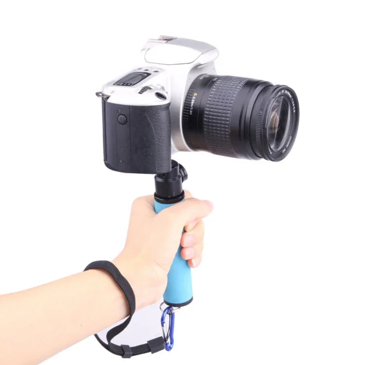 Suporte de Luz LED com Esponja para Flash, Monopé Estabilizador de Mão com Gimbal para Câmara SLR, Monopé de Mão (Vermelho), Monopé de Mão (Azul), Monopé de Mão (Verde), Monopé de Mão (Laranja)