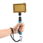 Suporte de Luz LED com Esponja para Flash, Monopé Estabilizador de Mão com Gimbal para Câmara SLR, Monopé de Mão (Vermelho), Monopé de Mão (Azul), Monopé de Mão (Verde), Monopé de Mão (Laranja)