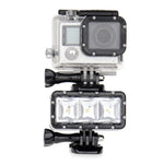 Luz de Vídeo SupTig 30M Impermeável 300LM para GoPro, Insta360, DJI e Outras Câmaras de Ação, Luz de Vídeo