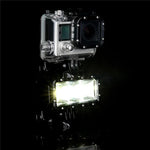 Luz de Vídeo SupTig 30M Impermeável 300LM para GoPro, Insta360, DJI e Outras Câmaras de Ação, Luz de Vídeo