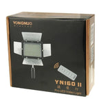 YONGNUO YN-160 II Luz LED para Vídeo com Controlo Remoto de Luminosidade para Câmara DSLR Canon Nikon, YN-160 II