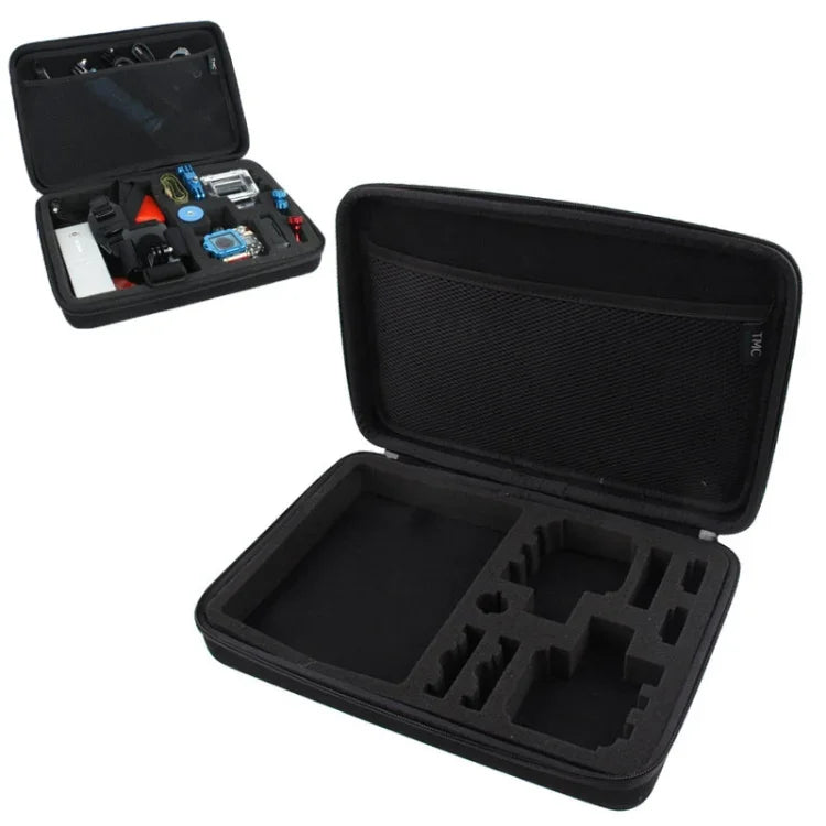 Shockproof Waterproof Portable Case for GoPro, Insta360, DJI and Other Action Cameras, Size: 31.5cm x 21cm x 6cm