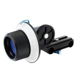 YELANGU YLG0103A F1 Versão Atualizada de Follow Focus com Correia de Anel de Engrenagem Ajustável para Canon / Nikon / Câmaras de Vídeo / Câmaras DSLR, YLG0103A
