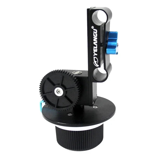 YELANGU YLG0103A F1 Versão Atualizada de Follow Focus com Correia de Anel de Engrenagem Ajustável para Canon / Nikon / Câmaras de Vídeo / Câmaras DSLR, YLG0103A