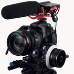 YELANGU YLG0103A F1 Versão Atualizada de Follow Focus com Correia de Anel de Engrenagem Ajustável para Canon / Nikon / Câmaras de Vídeo / Câmaras DSLR, YLG0103A