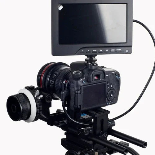 YELANGU YLG0103A F1 Versão Atualizada de Follow Focus com Correia de Anel de Engrenagem Ajustável para Canon / Nikon / Câmaras de Vídeo / Câmaras DSLR, YLG0103A