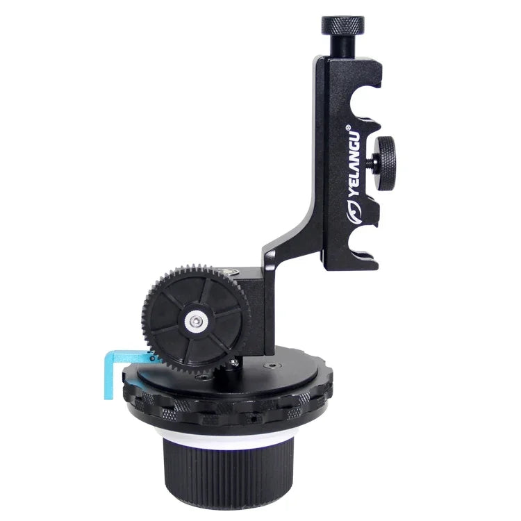 YELANGU YLG0103D F4 Limit Follow Focus com Correia de Anel de Engrenagem Ajustável para Canon / Nikon / Câmaras de Vídeo / Câmaras DSLR, YLG0103D