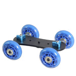 YELANGU YLG0105B Mini Carrinho Dolly com Escala para Câmaras Canon / Nikon / DSLR, YLG0105B