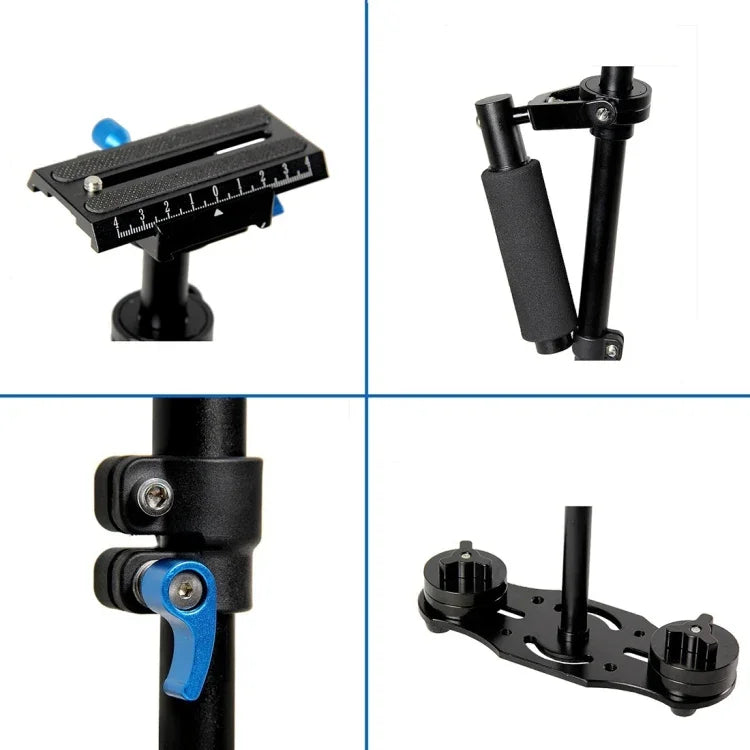 YELANGU S40L 40cm Aluminum Alloy Handheld Stabilizer for DSLR Camera DV