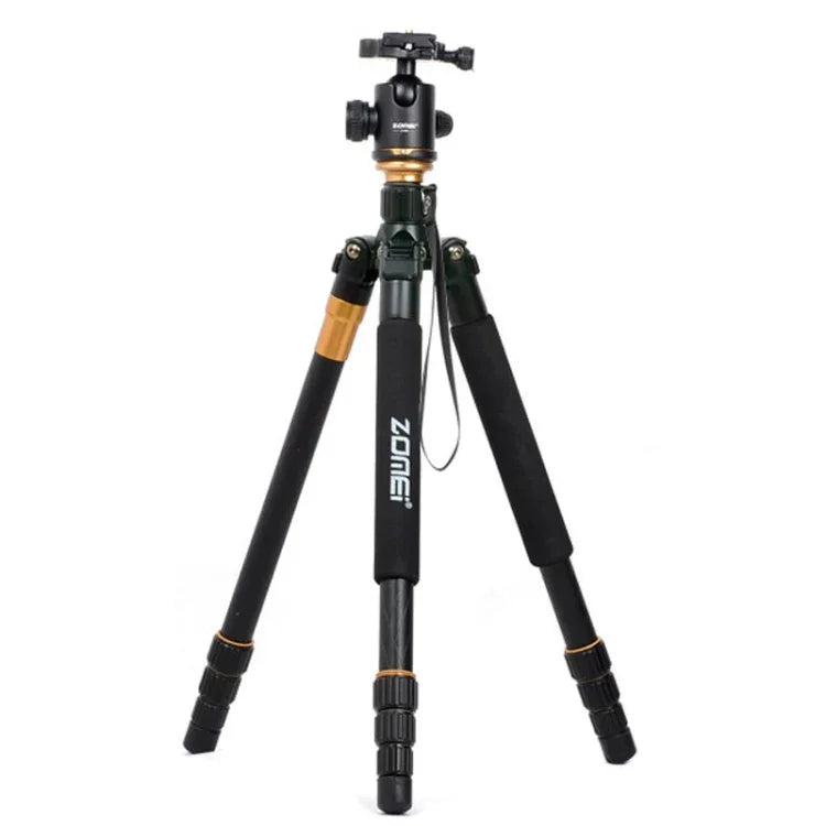 Tripé Monopé Portátil Profissional ZOMEI Z688 em Liga de Magnésio com Cabeça de Bola para Câmara Digital, Z688
