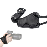 Pega de Mão com Correia de Pulso em Pele PU Macia para Câmara Nikon / Canon / Sony