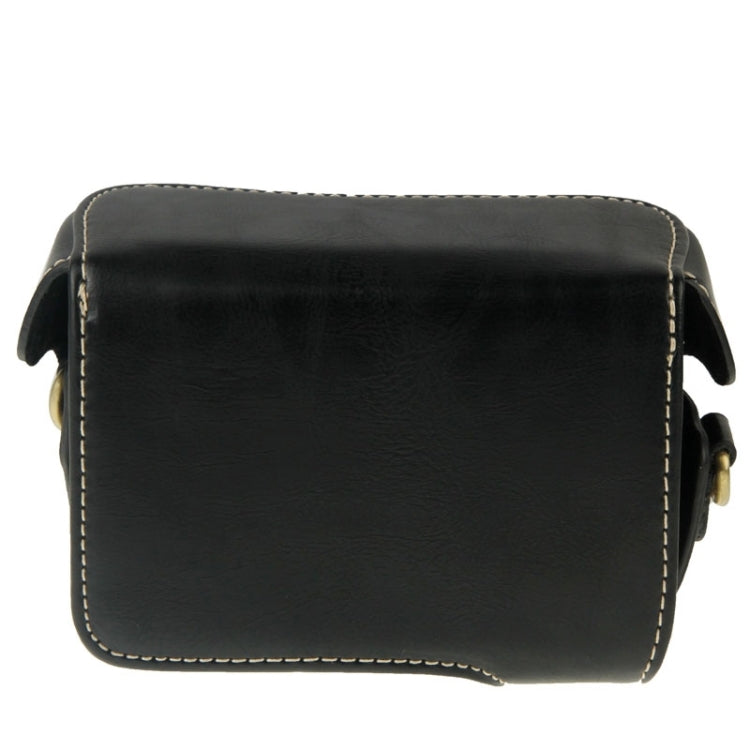 Bolsa de Câmara em Pele PU Estilo Retro com Correia para Sony RX100 M3 / M4 / M5
