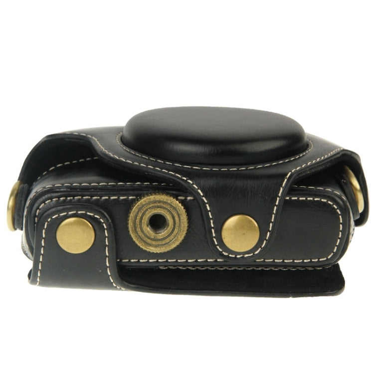 Bolsa de Câmara em Pele PU Estilo Retro com Correia para Sony RX100 M3 / M4 / M5