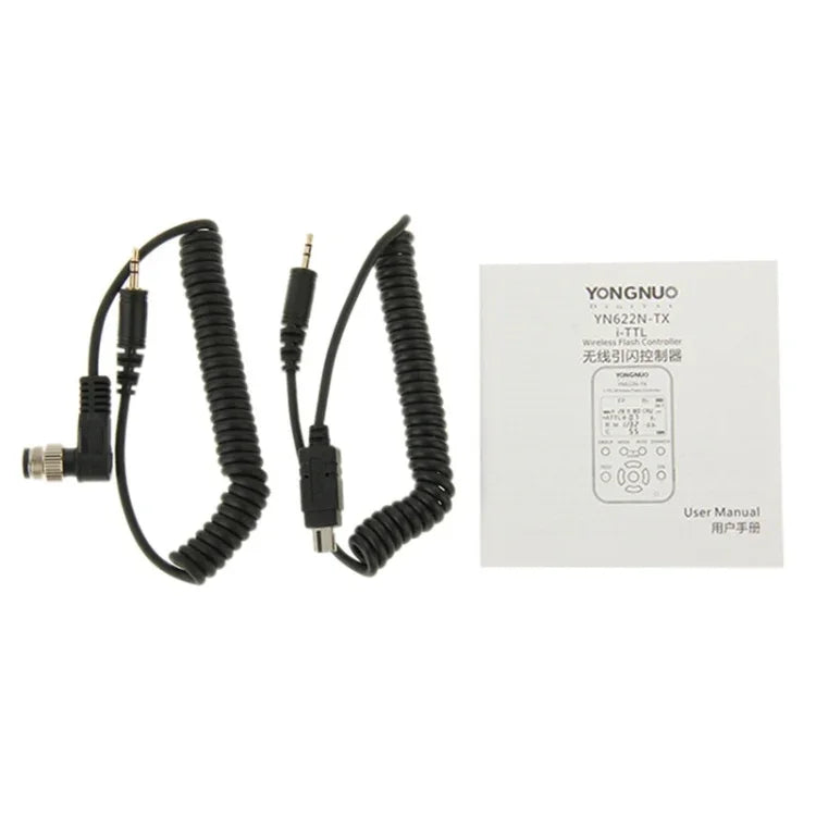 Controlador de Disparo Flash Sem Fios YONGNUO YN622N-KIT i-TTL + Kit Transceptor para Câmara Nikon, para Nikon