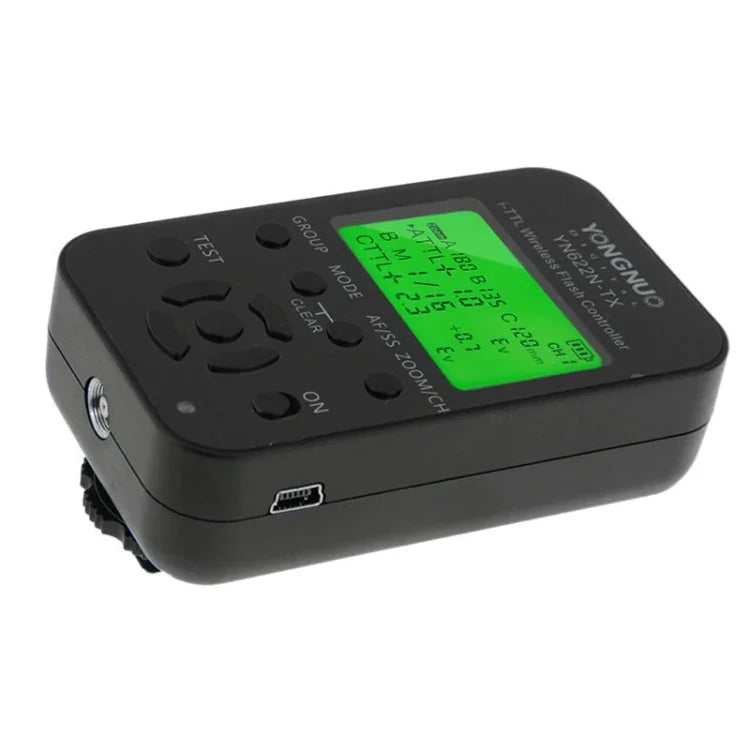Controlador de Disparo Flash Sem Fios YONGNUO YN622N-KIT i-TTL + Kit Transceptor para Câmara Nikon, para Nikon