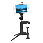 Suporte de Fixação de Secretária com Adaptador de Tripé para GoPro, Insta360, DJI e Outras Câmaras de Ação, Tamanho da Garra: 1 - 6 cm, Garra de Mesa