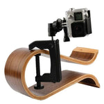 Suporte de Fixação de Secretária com Adaptador de Tripé para GoPro, Insta360, DJI e Outras Câmaras de Ação, Tamanho da Garra: 1 - 6 cm, Garra de Mesa