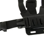 Cinta Elástica para Peito Frontal para Desportos Extremos com Alça de Ombro para GoPro, Insta360, DJI e Outras Câmaras de Ação, Peito Frontal