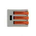 10 Unidades de Conector de Fio Universal Compacto de 3 Pinos com Presilha Sem Solda, 3 Pinos