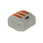 10 Unidades de Conector de Fio Universal Compacto de 3 Pinos com Presilha Sem Solda, 3 Pinos