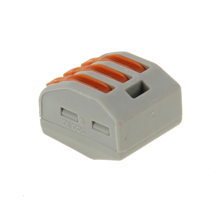 10 Unidades de Conector de Fio Universal Compacto de 3 Pinos com Presilha Sem Solda, 3 Pinos