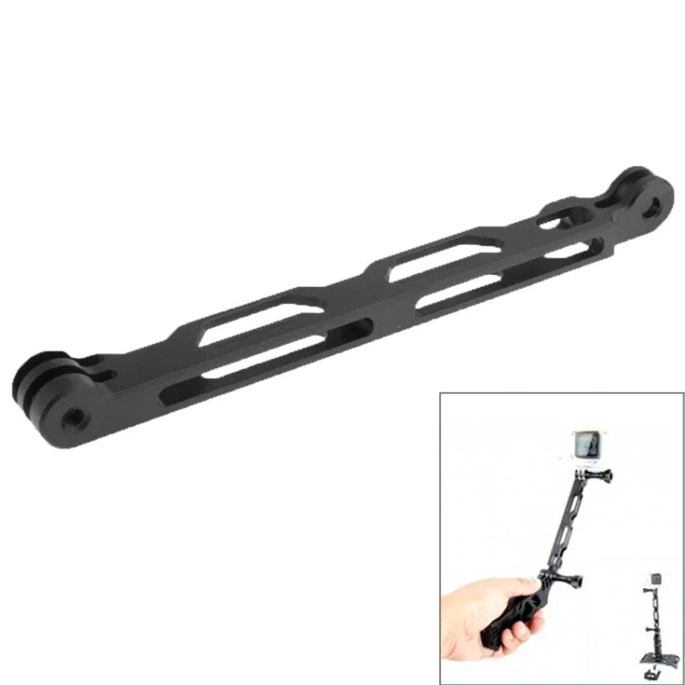 TMC CNC Aluminum Extender for GoPro, Insta360, DJI and Other Action Cameras, Length: 16cm, Length: 16cm(Black)