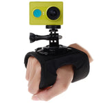 Suporte de Pulso com Correia Estilo Luva com Rotação de 360 Graus, Suporte para Palma com Parafuso e Adaptador para Câmara Desportiva Xiaomi Yi / GoPro Hero4 / 3+ / 3 / 2 / 1, Tamanho: 45cm x 11cm, Correia Estilo Luva