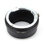 Anel Adaptador para Montagem de Objetiva PK-NEX, Para Sony NEX
