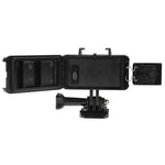 Luz de Vídeo Impermeável 30M com 3 Modos, Lanterna com Base e Parafuso para GoPro, Insta360, DJI e Outras Câmaras de Ação, Impermeável 30M