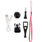 Luz de Vídeo Impermeável 30M com 3 Modos, Lanterna com Base e Parafuso para GoPro, Insta360, DJI e Outras Câmaras de Ação, Impermeável 30M