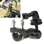 Suporte de Poste de Selim para Guiador com Adaptador de Tripé e Parafuso para Bicicleta Moto para GoPro, Insta360, DJI e Outras Câmaras de Ação, Suporte para Bicicleta Moto