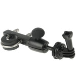 Suporte de Poste de Selim para Guiador com Adaptador de Tripé e Parafuso para Bicicleta Moto para GoPro, Insta360, DJI e Outras Câmaras de Ação, Suporte para Bicicleta Moto