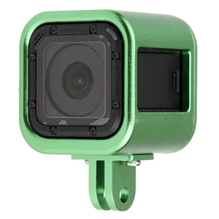 Gaiola Protetora de Alumínio CNC com Tampa Traseira de Seguro para GoPro HERO5 Session / HERO4 Session / HERO Session, HERO5 Session (Preto), HERO5 Session (Prateado), HERO5 Session (Vermelho), HERO5 Session (Dourado), HERO5 Session (Verde)
