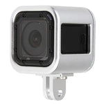 Gaiola Protetora de Alumínio CNC com Tampa Traseira de Seguro para GoPro HERO5 Session / HERO4 Session / HERO Session, HERO5 Session (Preto), HERO5 Session (Prateado), HERO5 Session (Vermelho), HERO5 Session (Dourado), HERO5 Session (Verde)