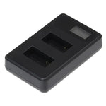 Carregador Duplo de Baterias com Ecrã LCD GP158-B para GoPro HERO3+ /3 (AHDBT-301, AHDBT-302), Mostra Capacidade de Carga, Para GoPro HERO3+ /3