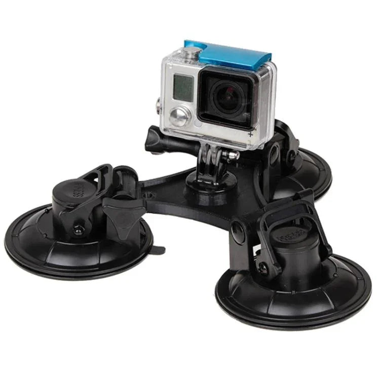 Suporte de Ventosa Triangular XM70-B com Chave de Fendas Hexagonal para GoPro, Insta360, DJI e Outras Câmaras de Ação, Para GoPro HERO9 XM70-B