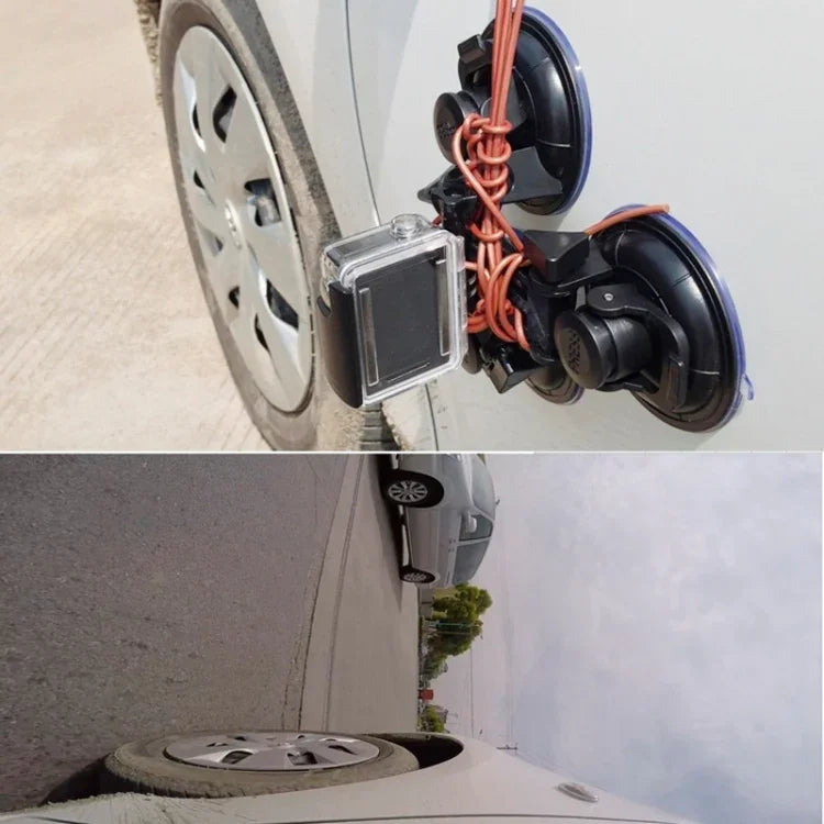 Suporte de Ventosa Triangular XM70-B com Chave de Fendas Hexagonal para GoPro, Insta360, DJI e Outras Câmaras de Ação, Para GoPro HERO9 XM70-B