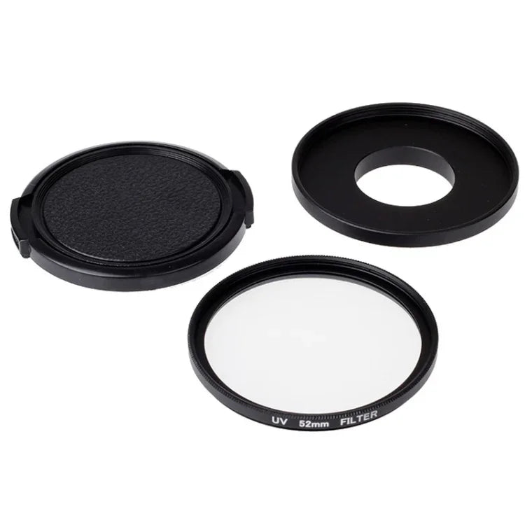 Filtro UV de 52mm com Tampa para Xiaomi Xiaoyi 4K+ / 4K, Xiaoyi Lite, Câmara Desportiva Xiaoyi, Filtro UV 52mm