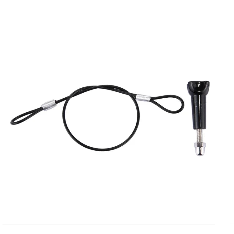 Cordão / Fita de Aço Inoxidável com Parafuso para GoPro HERO11 Black/HERO10 Black / HERO9 Black /HERO8 Black /7 /6/ 5 /5 Session /4 /3+ /3 /2 /1, Comprimento: 31,5cm
