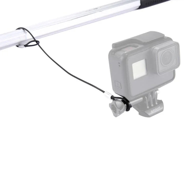 Cordão / Fita de Aço Inoxidável com Parafuso para GoPro HERO11 Black/HERO10 Black / HERO9 Black /HERO8 Black /7 /6/ 5 /5 Session /4 /3+ /3 /2 /1, Comprimento: 31,5cm