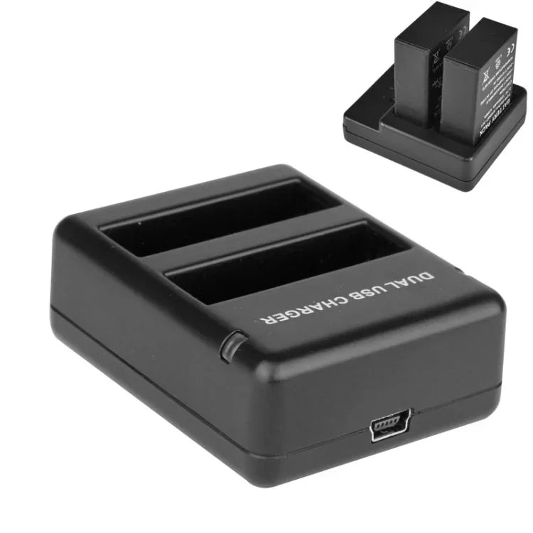 Carregador de Viagem USB para Duas Baterias para GoPro HERO4 (AHDBT-401), Para GoPro HERO4