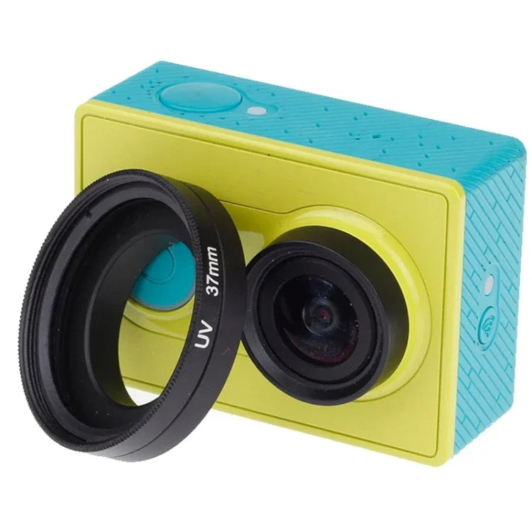 Filtro UV de 37mm com Tampa para Xiaomi Xiaoyi 4K+ / 4K, Xiaoyi Lite, Câmara Desportiva Xiaoyi, Filtro UV 37mm