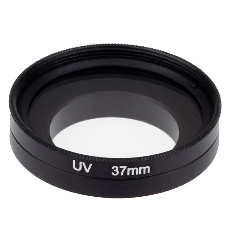 Filtro UV de 37mm com Tampa para Xiaomi Xiaoyi 4K+ / 4K, Xiaoyi Lite, Câmara Desportiva Xiaoyi, Filtro UV 37mm