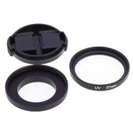 Filtro UV de 37mm com Tampa para Xiaomi Xiaoyi 4K+ / 4K, Xiaoyi Lite, Câmara Desportiva Xiaoyi, Filtro UV 37mm